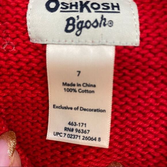 Boys Size 7 Osh Kosh Lot Includes 2 Pants 1 Sweater, 2 Tee Shirts - Picture 8 of 13